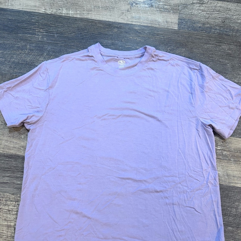 Athletic Works Purple Short Sleeve Tee